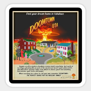 Doomtown Suburb Sticker